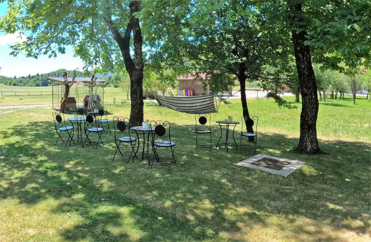 Guesthouse Idila Pod Nanosom Senozece Bagian luar foto