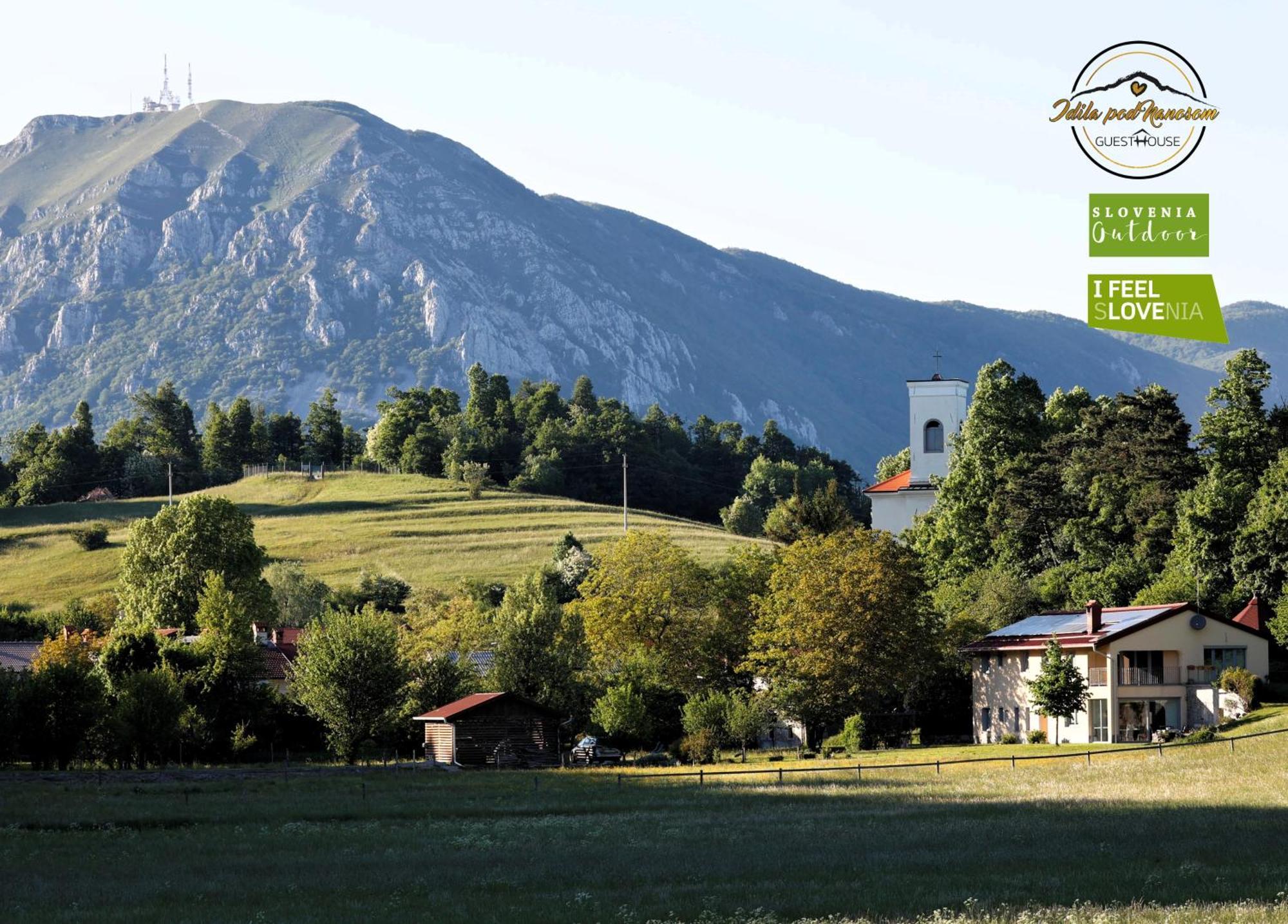 Guesthouse Idila Pod Nanosom Senozece Bagian luar foto